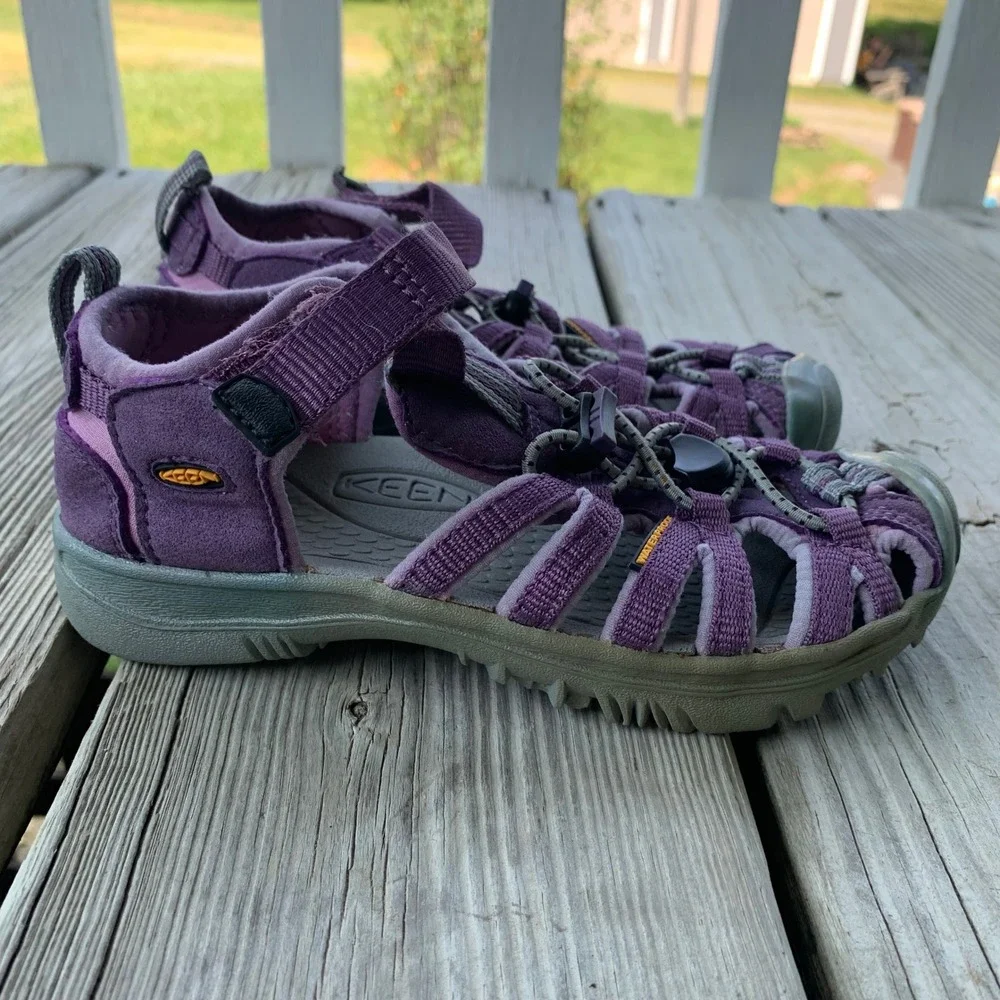 KEEN Kids Newport H2 Waterproof Sandals Purple Size 13 Girls Outdoor Play Creek